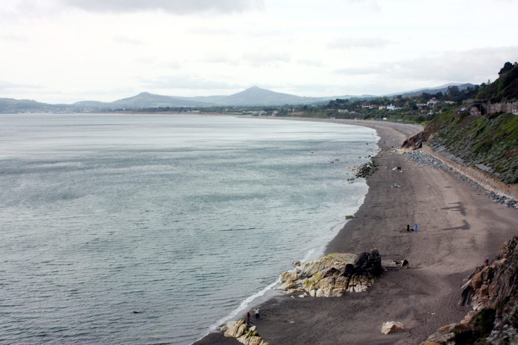 Photo of Killiney Beach from the train