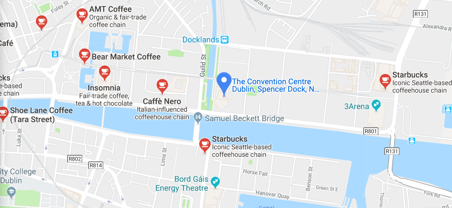 There is a Starbucks, Caffe Nero, Insomnia, Bear Market Coffee, AMT Coffee & Show Lane Coffee within a few blocks of the CCD